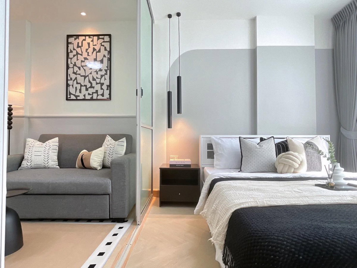 รูป BOWIE180326  ขาย D Condo รามอินทรา  🌟 30 ตรม. ห้องใหญ่ ชั้น4 - รูปที่ 1/18