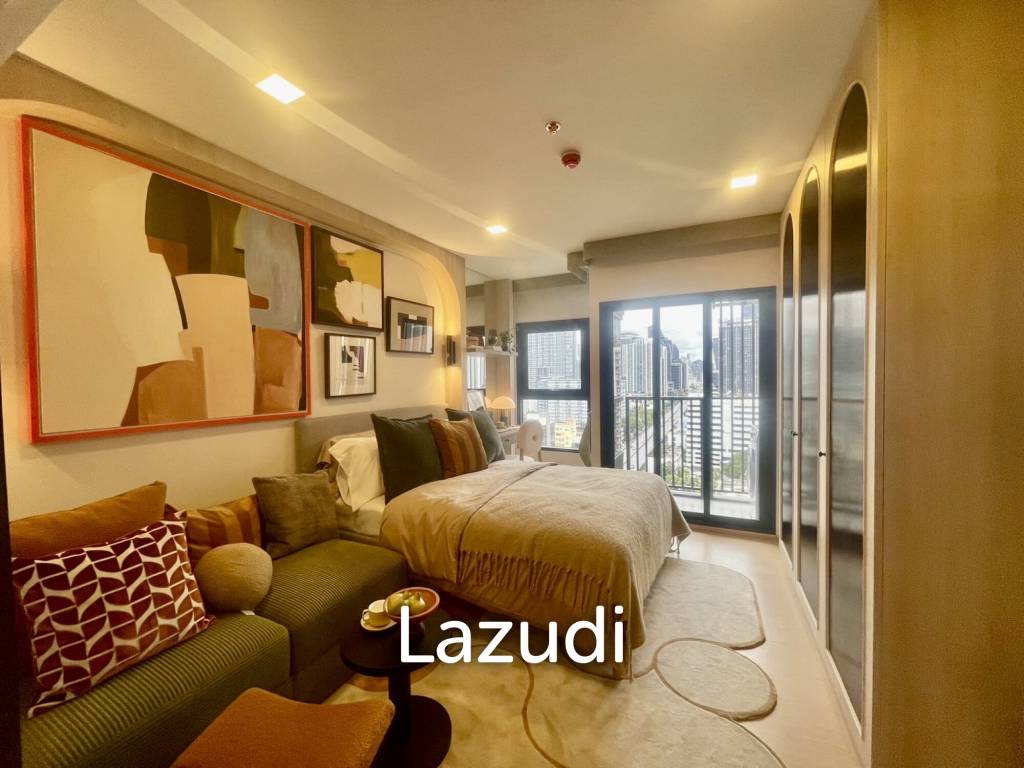 รูป 28 sqm 1 Bed Condo on 20th Floor The Base Urban Rama 9 Huai Khwang - รูปที่ 1/10