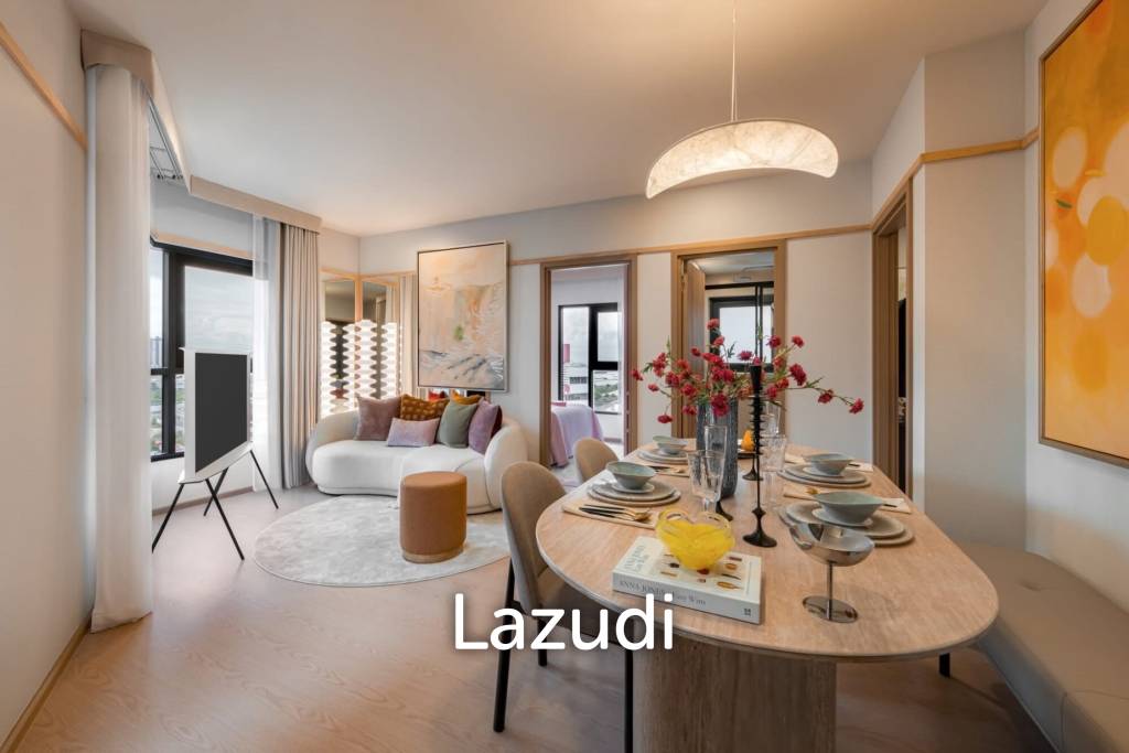 รูป 2 Bed 2 Bath 58 SQ.M. The Base Urban Rama 9 - รูปที่ 1/8