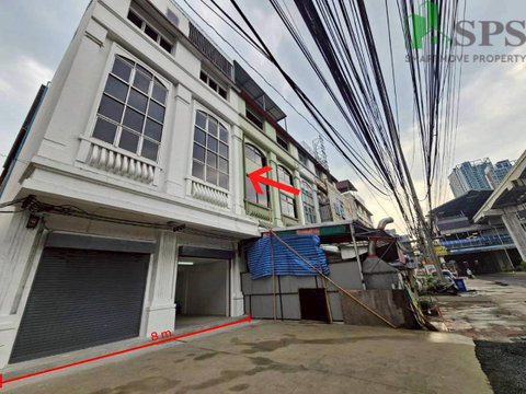 อาคารพาณิชย์รีโนเวทใหม่ 2 คูหา ติดถนนใหญ่เทพารักษ์ ใกล้ BTS สำโรง (SPSP650)
