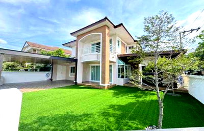 ขายบ้านเดี่ยว : ขายบ้านเดี่ยว พร้อมผู้เช่า หมู่บ้าน สัมมากร-ราชพฤกษ์ 71ตรว. 4 ห้องนอน 4 ห้องน้ำ