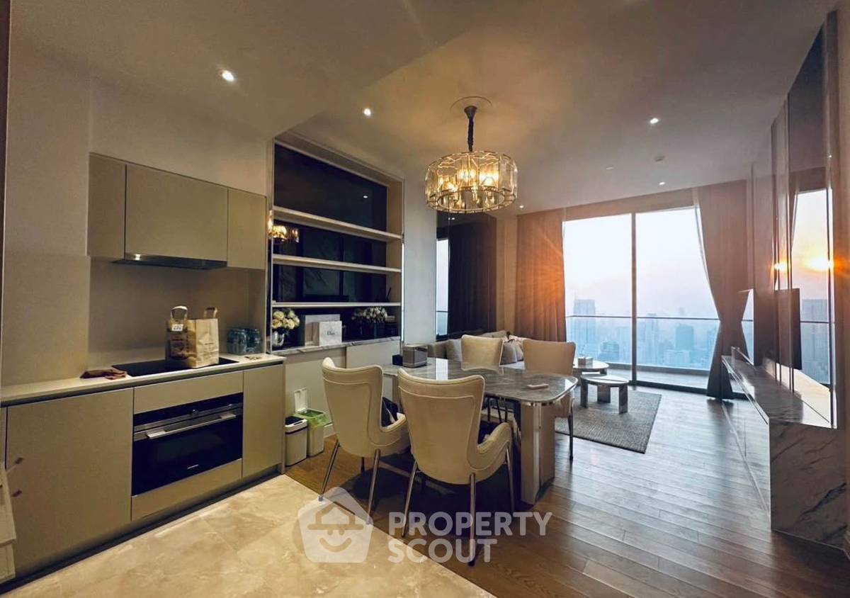 รูป คอนโด 2 ห้องนอน ให้เช่า Magnolias Waterfront Residences ใกล้ BTS สะพานตากสิน (ID 2737595) - รูปที่ 2/10
