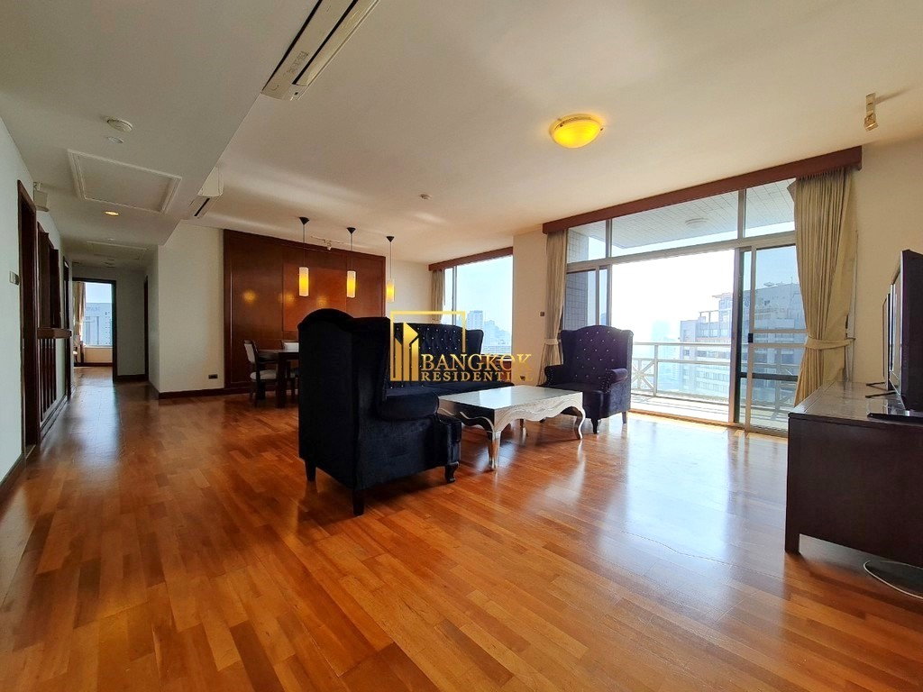 รูป All Seasons Mansion | Elegant 3 Bedroom Condo in Phloenchit - BR4167CD - รูปที่ 1/43