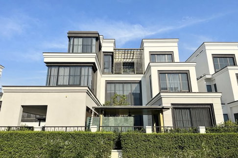 📣📣 ให้เช่า Malton Gtes Krungthep Kreetha บ้านเดี่ยวหรูใหม่ 5 ห้องนอน พร้อมลิฟท์ (กรุณาพิมพ์ 0974164645 Line: JKJK4645 แทนการคลิกปุ่มสีฟ้า,เขียว)  