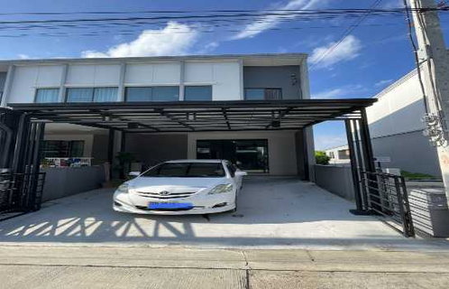 Corner townhome for sale, 120 sq m., 24.7 sq m, adding a bedroom on the ground floor.
