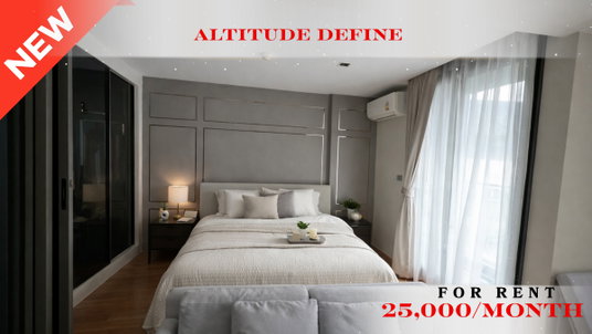 รูปภาพ 🍀🍀Prime Condo Location 🚆ให้เช่า📌 อัลติจูด ดีไฟน์ คอนโดมิเนียม (Line: @rent2022)MRT สามย่าน พร้อมเข้าอยู่ 🔖A10831