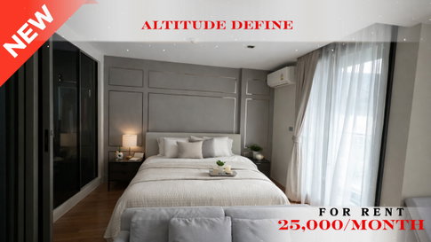 🍀🍀Prime Condo Location 🚆ให้เช่า📌 อัลติจูด ดีไฟน์ คอนโดมิเนียม (Line: @rent2022)MRT สามย่าน พร้อมเข้าอยู่ 🔖A10831