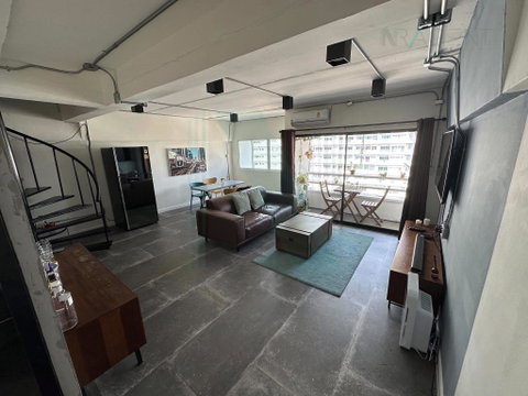 For Rent Condo THONGLOR TOWER Building 1, Floor 17,Duplex 2 bed room, Room size 100 sqm