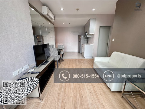 Bestdeal ให้เช่า ขนาด 2 ห้องนอน 55 sqm.เฟอร์นิเจอร์และเครื่องใช้ไฟฟ้าครบพร้อมเข้าอยู่ 25,000 บาท/เดือน “IDEO MOBI RAMA 9” ใกล้MRTและเซ็นทรัลพระราม 9
