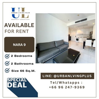 รูปภาพ ( UL2603011 ) Tel/Line 096-2479369 !! ให้เช่า นาราไนท์ 2 ห้องนอน 2 ห้องน้ำ ขนาด 66 ตร.ม. ห้องสวย ทิศใต้ ชั้นสูง !!! 🔥🔥🔥