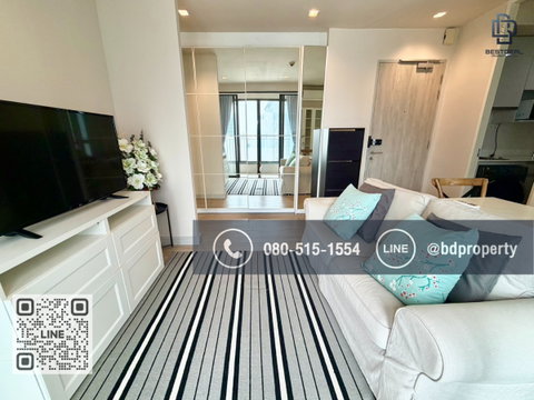 Bestdeal ให้ด่วน!!! 2 ห้องนอน ราคา 22,000 บาท/เดือน ห้องสวย Fully Furnished  "IDEO MOBI RAMA 9"    ใกล้MRTและเซ็นทรัลพระราม 9 เพียง 80 ม.