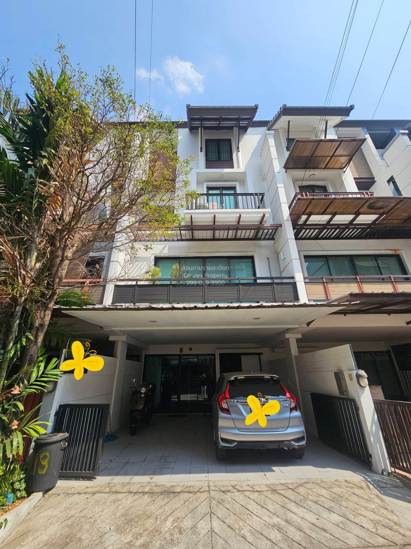 Townhouses for sale : For Sale Four-story home office in Areeya Mandarina Sutthisan Village. , Sam Saen Nok , Huai Khwang , Bangkok , CX-149443 ✅ Live chat with us ADD LINE @connexproperty ✅