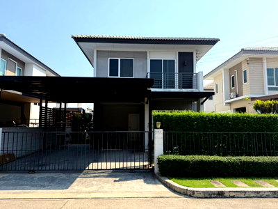 ขายบ้านเดี่ยว : ขายบ้านเดี่ยวราคาถูกที่สุดในโครงการ ทำเลเดินทางสะดวก ใกล้เมือง ใกล้ทางด่วน  Centro Suksawat - Rama 3