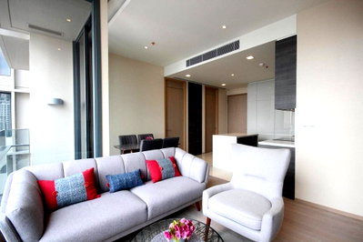 คอนโดให้เช่า : LTH5811 – The ESSE Asoke FOR RENT 2 beds 2 baths size 75 Sq.M. Nearby MRT Sukhumvit station ONLY 55K / Month