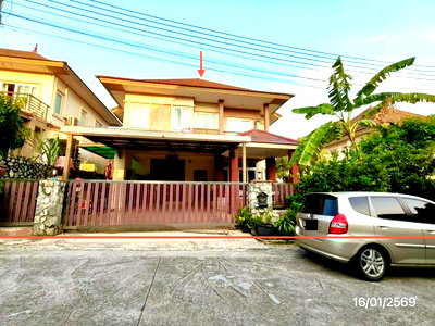 บ้านเดี่ยว ชลบุรี : บ้านเดี่ยว 68 ตร.วา เซนสิริโฮม กระทิงลาย บางละมุง ชลบุรี 6.8M