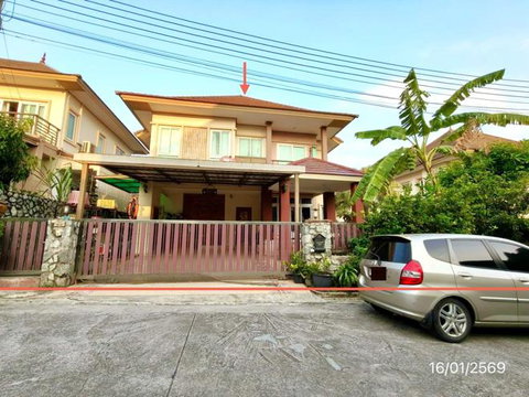 บ้านเดี่ยว 68 ตร.วา เซนสิริโฮม กระทิงลาย บางละมุง ชลบุรี 6.8M