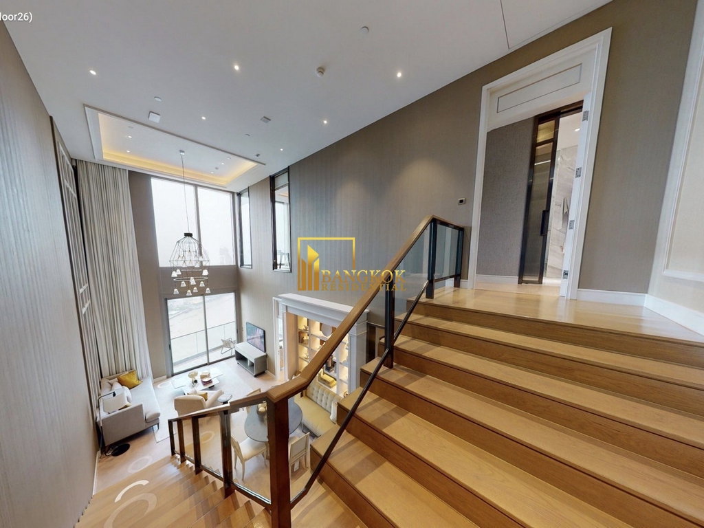 รูป Mandarin Oriental Bangkok | Gorgeous 2 Bed Duplex Condo With River Views - BR12207CD - รูปที่ 8/32
