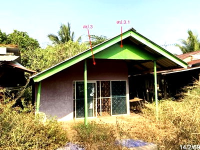 บ้านเดี่ยว เพชรบุรี : บ้านเดี่ยว 617.3 ตร.วา หนองหญ้าปล้อง เพชรบุรี 1.2M