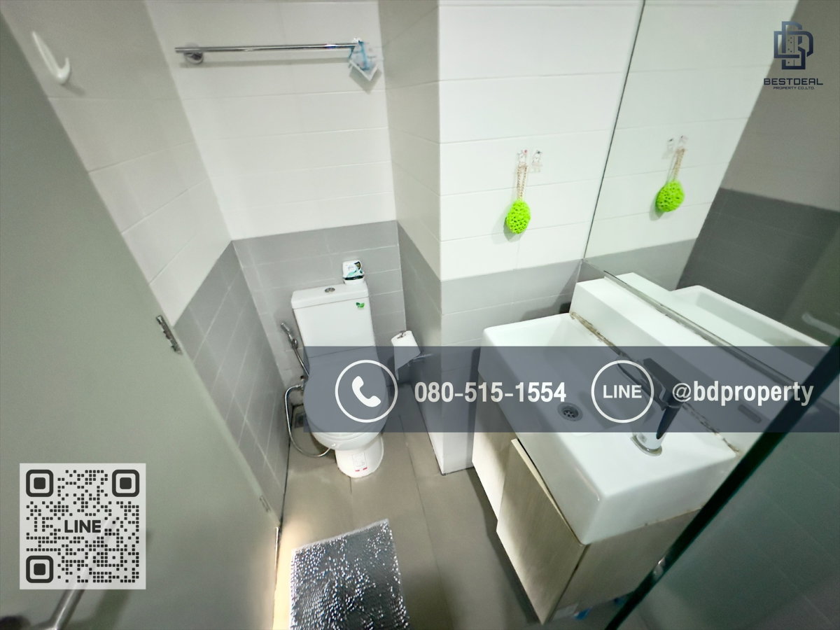 รูป Bestdeal ขายด่วน Studio 22 sqm.ขายเพียง 3.29 ล้านเท่านั้น ดูลงทุนไม่ควรพลาด ใกล้MRT และ เซ็นทรัลพระราม 9 เพียง 80 ม. - รูปที่ 9/12