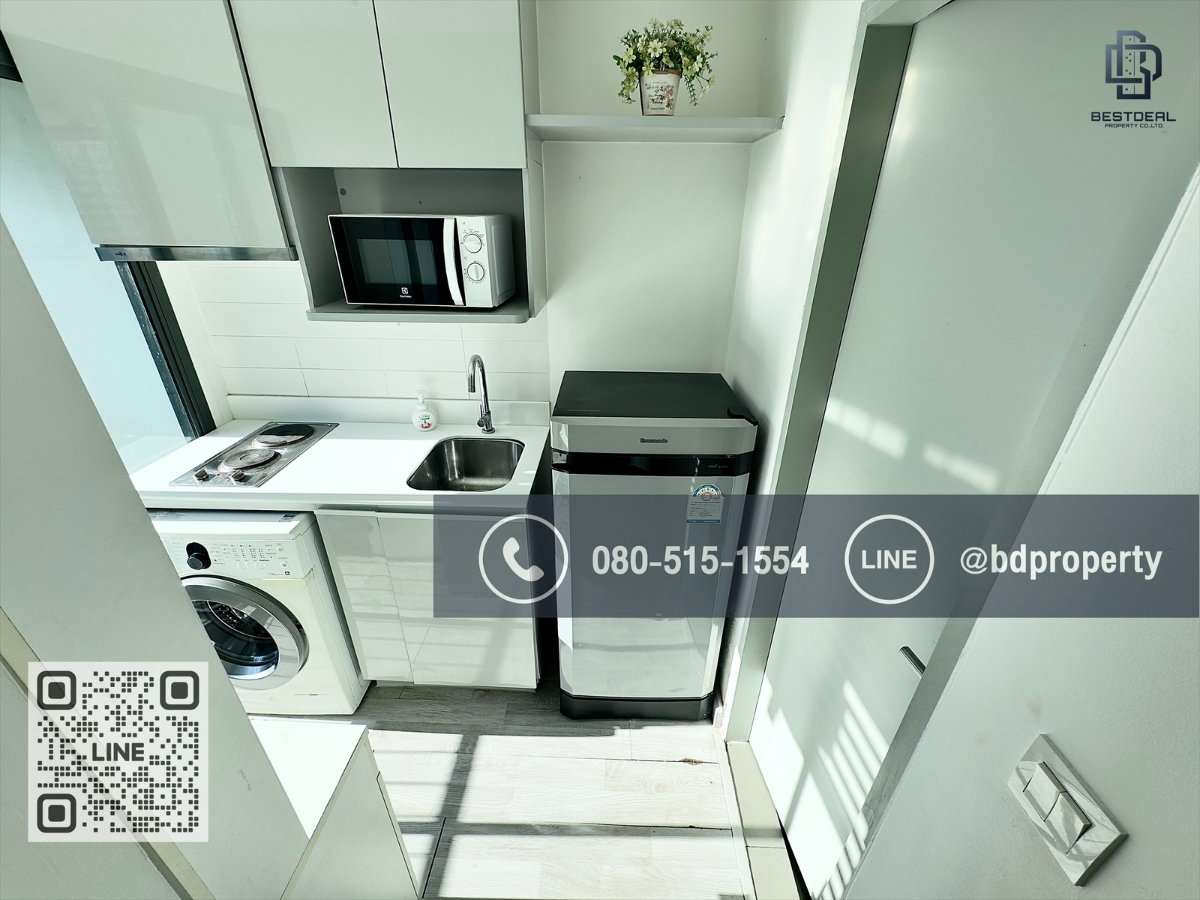 รูป Bestdeal ขายด่วน Studio 22 sqm.ขายเพียง 3.29 ล้านเท่านั้น ดูลงทุนไม่ควรพลาด ใกล้MRT และ เซ็นทรัลพระราม 9 เพียง 80 ม. - รูปที่ 8/12