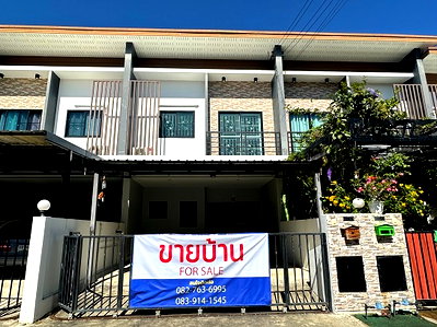 Townhouses for sale Montfort College Secondary Section : Urgent Sale! Spacious Family Townhome (26 sq.w.) at B-Home, San Klang, Chiang Mai (Near Louis Intersection) - Sale by Owner