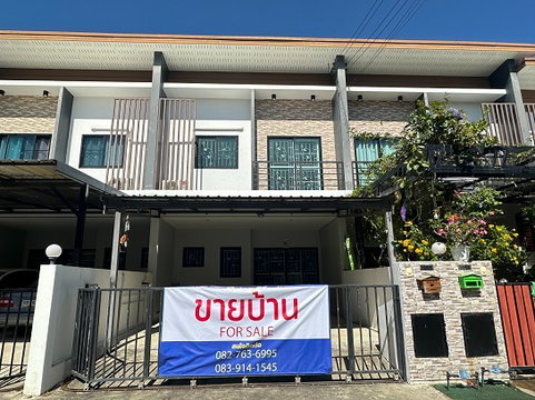 ขายด่วน! ทาวน์โฮมหลังใหญ่ ไซส์ครอบครัว 26 ตร.ว. หมู่บ้านบีโฮม (B-Home) สันกลาง เชียงใหม่ ทำเลดีใกล้แยกหลุยส์ (เจ้าของขายเอง)