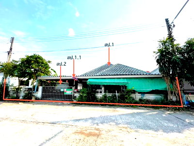 บ้านเดี่ยว ชลบุรี : บ้านเดี่ยว 63.2 ตร.วา เพิ่มทรัพย์ ศรีราชา ชลบุรี 2.2M