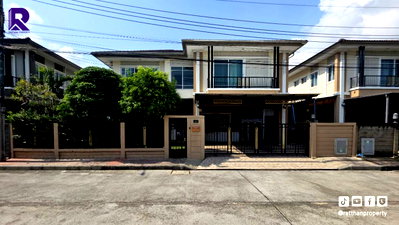 Houses for sale สถาบันเทคโนโลยีไทย-ญี่ปุ่น : For Sale: 2-story detached house, Passorn Prestige Pattanakarn 38. Largest house model, lowest price 