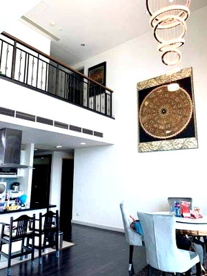 คอนโดให้เช่า : LTH7179 – Penthouse at Watermark Chaophraya River FOR RENT 3 beds 3 baths size 220 Sq.M.Near BTS Surasak station ONLY 95k/month