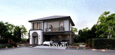 บ้านเดี่ยว หนองปรือ ชลบุรี : บ้านหรูสไตล์โมเดิร์นคลาสสิก – เดอะปาล์มพัทยาชัยพรวิถี25