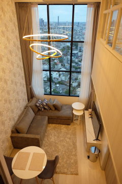 ให้เช่าคอนโด ไนท์บริดจ์ ไพร์ม สาทร อาคาร 1 ชั้น 37 Duplex 2 ห้องนอน ขนาด 45 ตรม ใกล้ Empire Tower