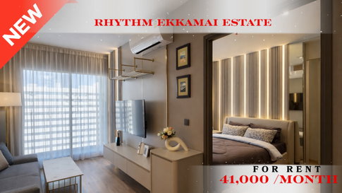 🍀🍀 Beautiful Room🌸 ให้เช่า📌 ริทึ่ม เอกมัย เอสเตท (Line:@rent2022)BTS ทองหล่อ✨พร้อมเข้าอยู่ ✨ A10978