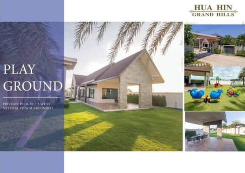 Pool Villa Hua Hin Grand Hill, corner unit, best location.
