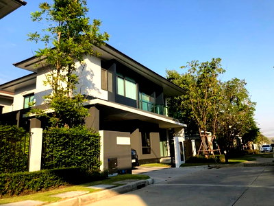 บ้านเดี่ยว สถาบันเทคโนโลยีไทย-ญี่ปุ่น : LTHC7065 – Single House FOR SALE at Krungthep Kreetha 4 beds 5 baths 260 sq.M. Near BTS Bearing station ONLY 19.9 MB
