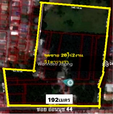 ที่ดิน ทรู ดิจิทัล พาร์ค : ขายที่ดินอ่อนนุช 20 ไร่ ทำเลดี ถนนกว้าง 0863557948