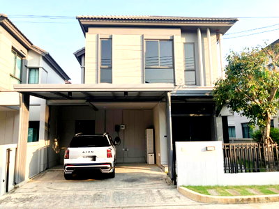 Twin houses for sale วิทยาลัยเทคนิคปทุมธานี : House for Sale – V Compound Tiwanon–Rangsit Next | 3 Bedrooms | Fully Furnished | Excellent Condition   