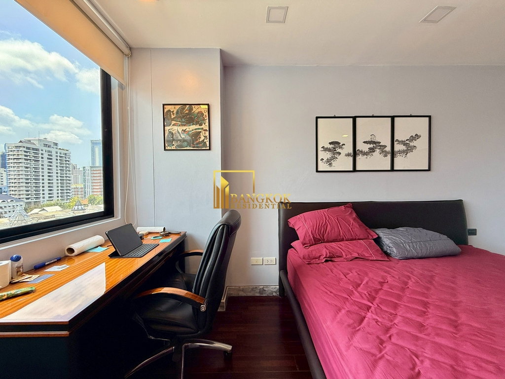 รูป Baan Saraan | Stylish 3 Bedroom Penthouse Condo in Phrom Phong - BR4175CD - รูปที่ 5/49