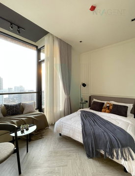 ให้เช่าคอนโด แชปเตอร์ เจริญนคร-ริเวอร์ไซด์ อาคาร B ชั้น 34 สตูดิโอ ขนาด 26.00 ตรม ใกล้ BTS กรุงธนบุรี