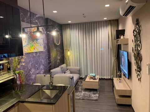 ให้เช่าคอนโด เดอะ ไลน์ อโศก-รัชดา อาคาร 1 ชั้น 8 1 ห้องนอน ขนาด 35.00 ตรม ใกล้ ฟอร์จูนทาวน์