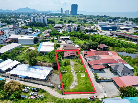 ขายที่ดินสวย บางแสน พร้อมสิ่งปลูกสร้าง ใกล้หาดวอนนภา 