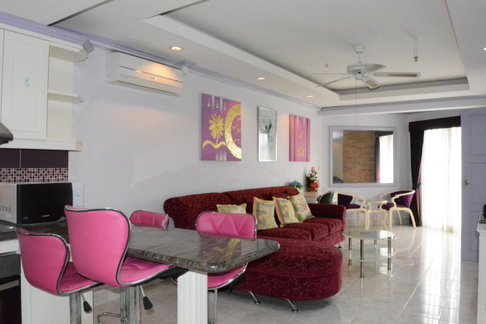 1 Bed Condo for Rent at Jomtien Beach Condominium in Pattaya