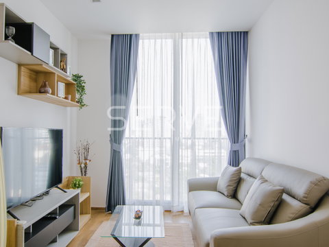 🔥30K🔥- Bright & Nice Style 1 Bed with Bathtub & Washlet 43.7 sq.m. BTS Phrom Phong at Noble BE33 Condo / Condo For Rent