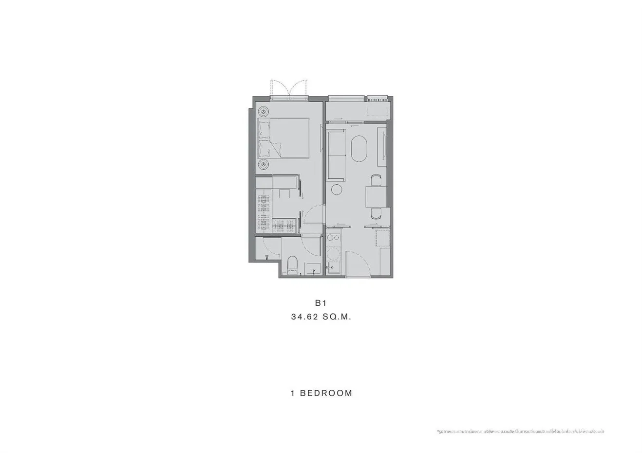 รูป ขาย คอนโด 1 ห้องนอน ในโครงการ แชปเตอร์ ทองหล่อ 25 6145541 - รูปที่ 7/7