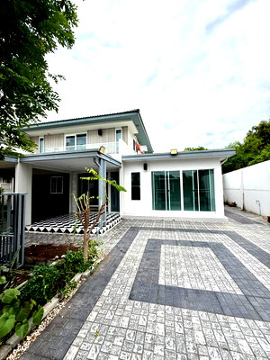 บ้านเดี่ยว กระทุ่มแบน สมุทรสาคร : ขายบ้านเดี่ยว มัณฑนา เพชรเกษมสาย4 ราคาพิเศษ ต่อเติมสวยครบ ยังดูใหม่มาก