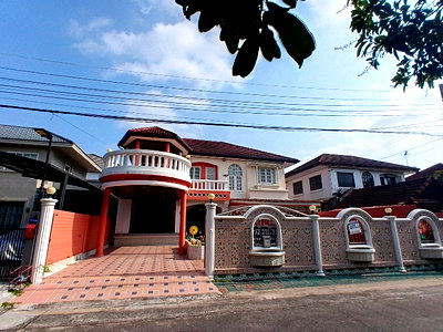 บ้านเดี่ยว สายไหม 34 : ขายบ้านเดี่ยว 2 ชั้น 4 ห้องนอน 3 ห้องน้ำ หมู่บ้านชลลดาสายไหม 34