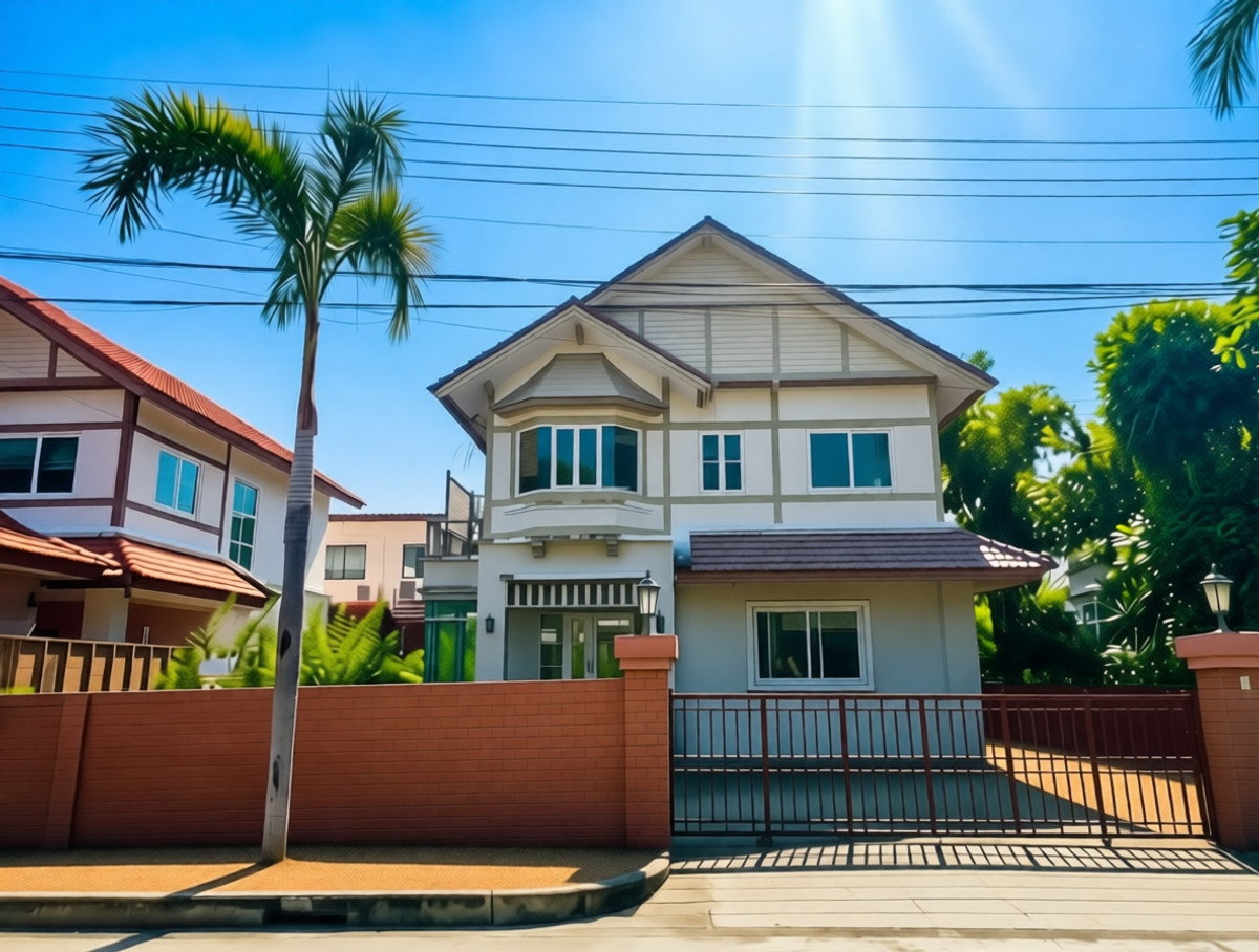 รูป 🌿 **VS0019 🏡 ลัดดารมย์ ราชพฤกษ์ ขาย 9.9 ล้าน 🚆 ใกล้ MRT บางพลู** - รูปที่ 1/14