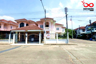 บ้านแฝด ถนนสายไหม : ขายบ้านแฝด 2 ชั้น บ้านธนารมณ์ (ธนาริน) ถนนหทัยราษฎร์ - สายไหม ลำลูกกา