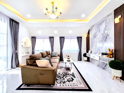 บ้านเดี่ยว พิพิธภัณฑ์ยางพารา  : House for Sale East Pattaya Noen Plub Wan