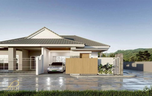 Newly renovated single-storey semi-detached house in Kathu, located in The Valley Kathu Village.