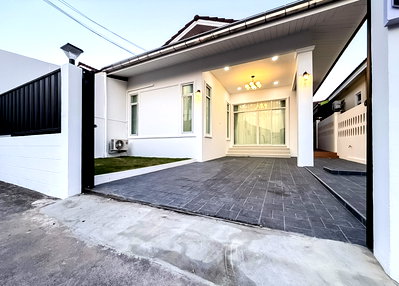 บ้านเดี่ยว พิพิธภัณฑ์ยางพารา  : House East Pattaya Khao Noi Fully Furnished Ready to Move